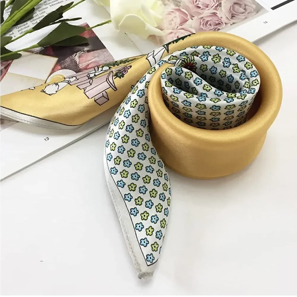 Summer Picnic Silky Scarf